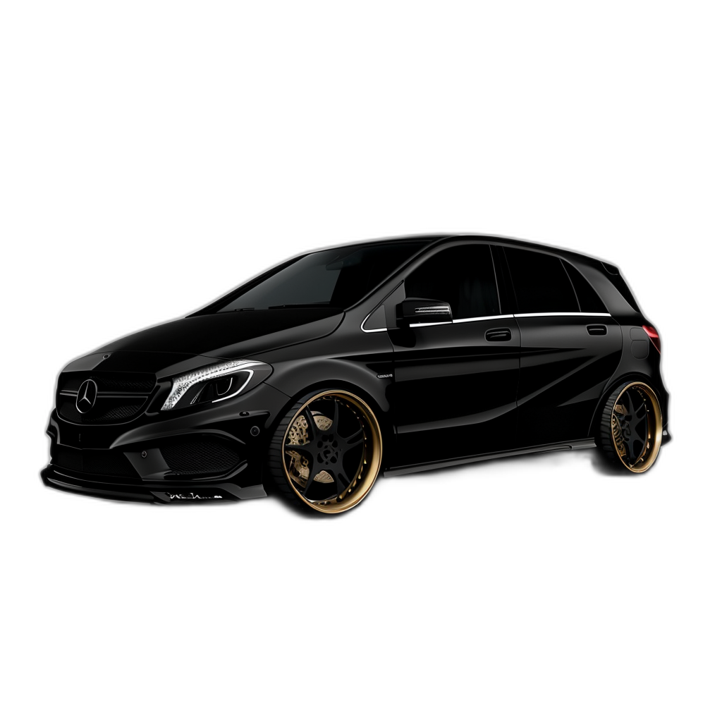 Rubberen kofferbakmat passend voor Mercedes B-Klasse Rubberen kofferbakmat passend voor Mercedes B-Klasse