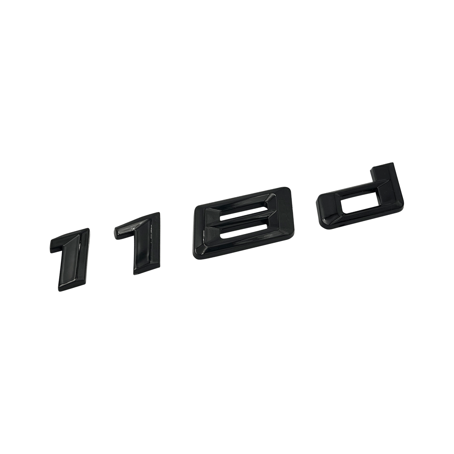 Sort BMW 118d Model Emblem