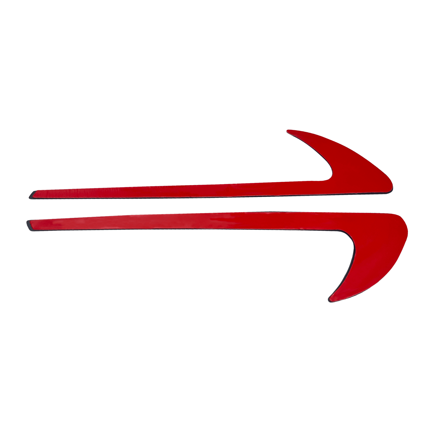 2 stk. Sort Mercedes Sideskærm Dekoration Emblemer