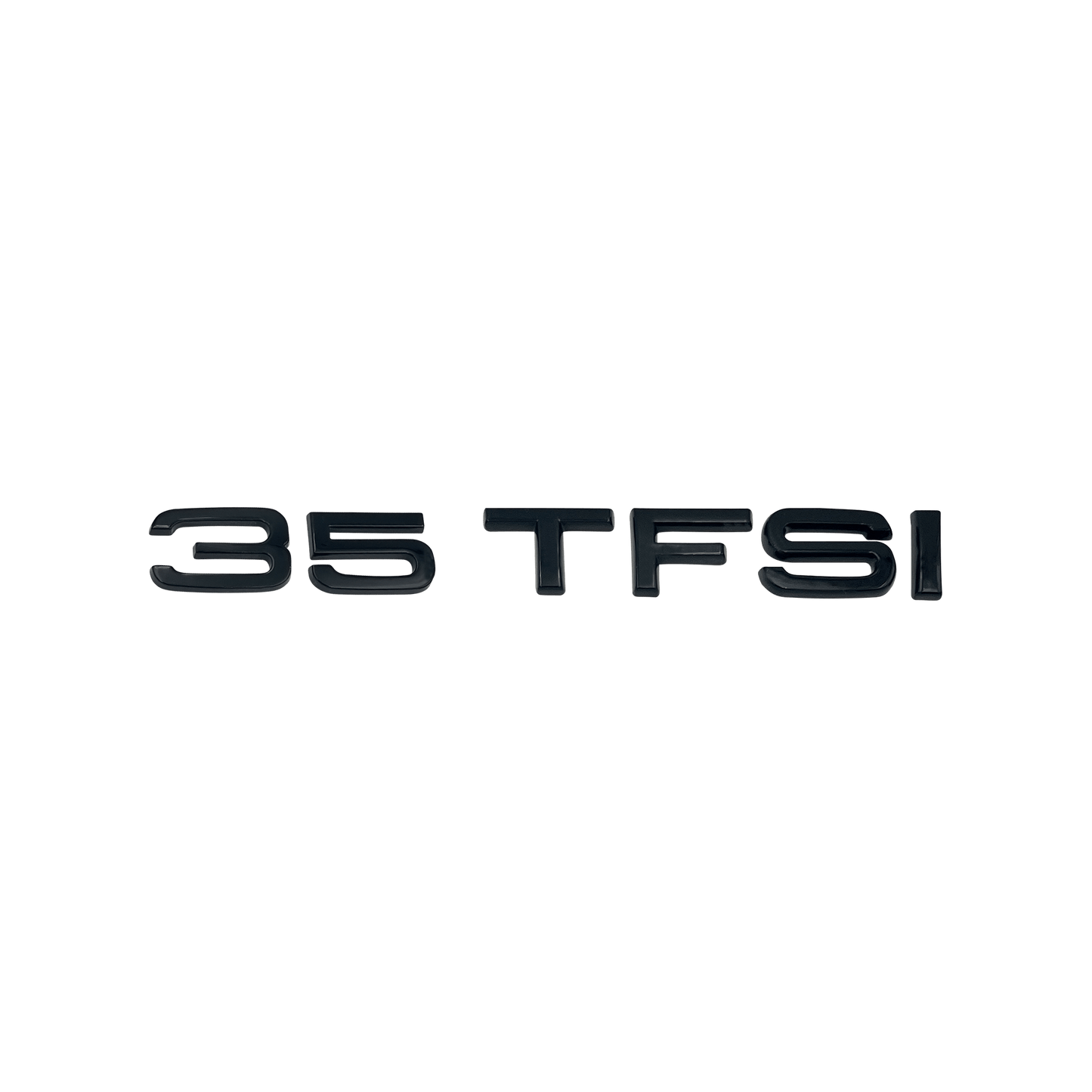 Audi 35 TFSI bag emblem blank sort