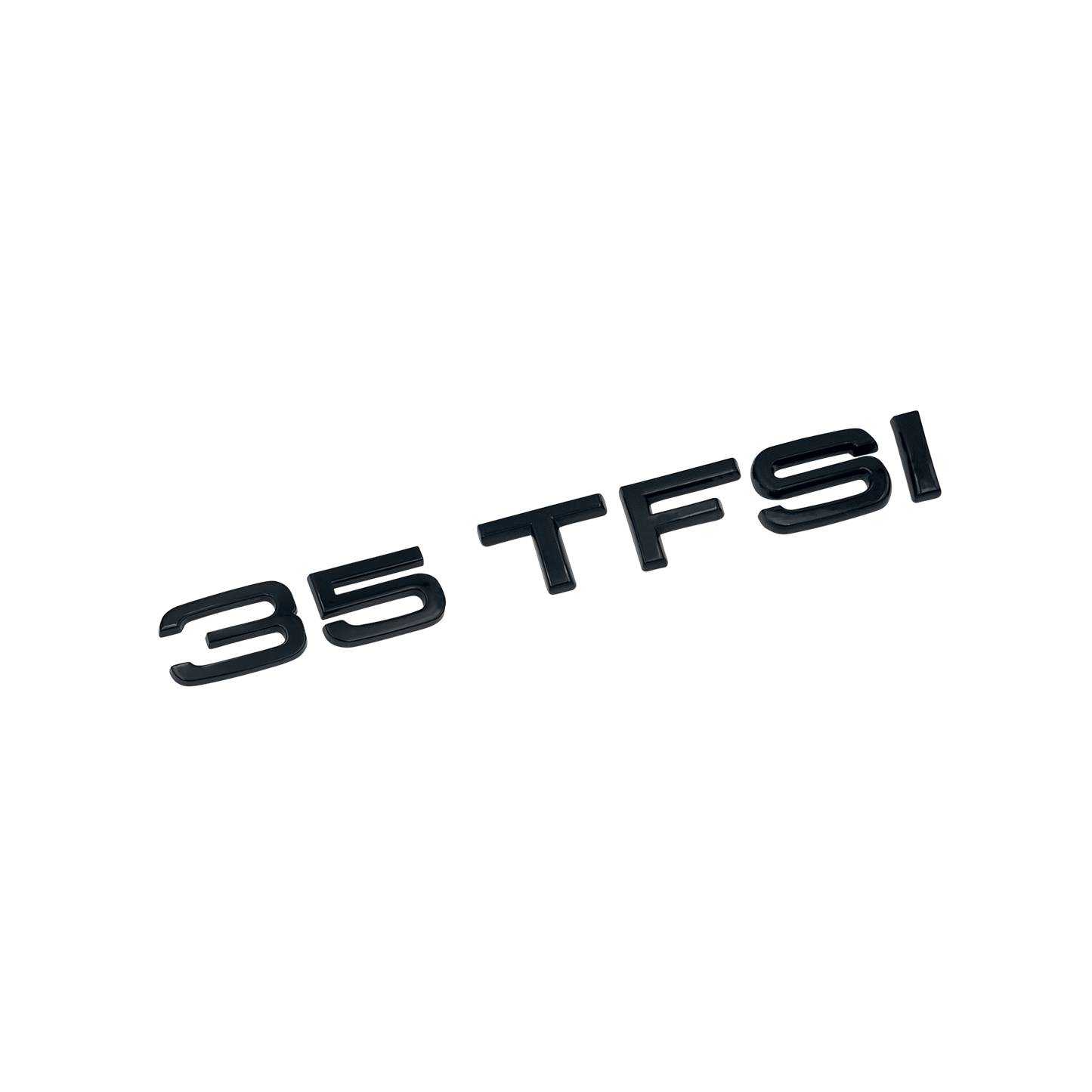 Audi 35 TFSI bag emblem blank sort