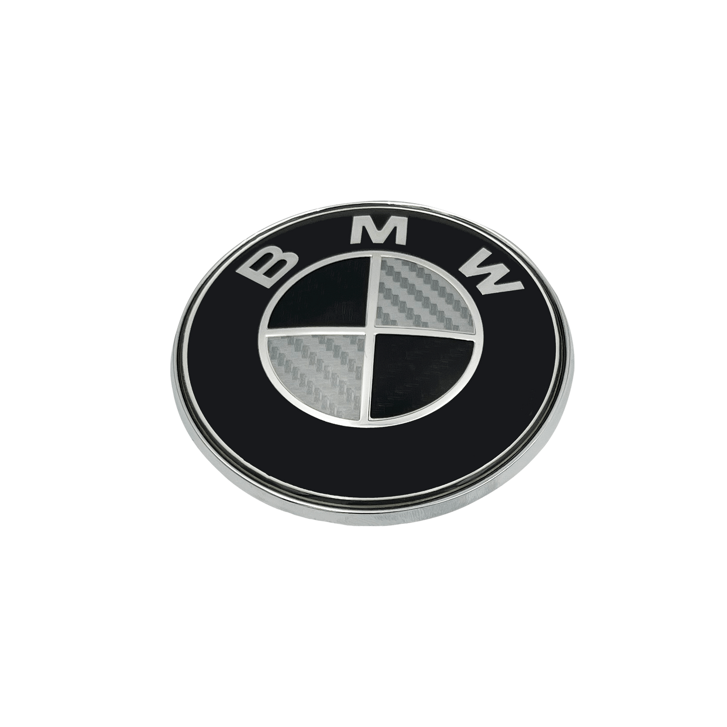 BMW Rat Logo Carbon Fiber Finish 45mm