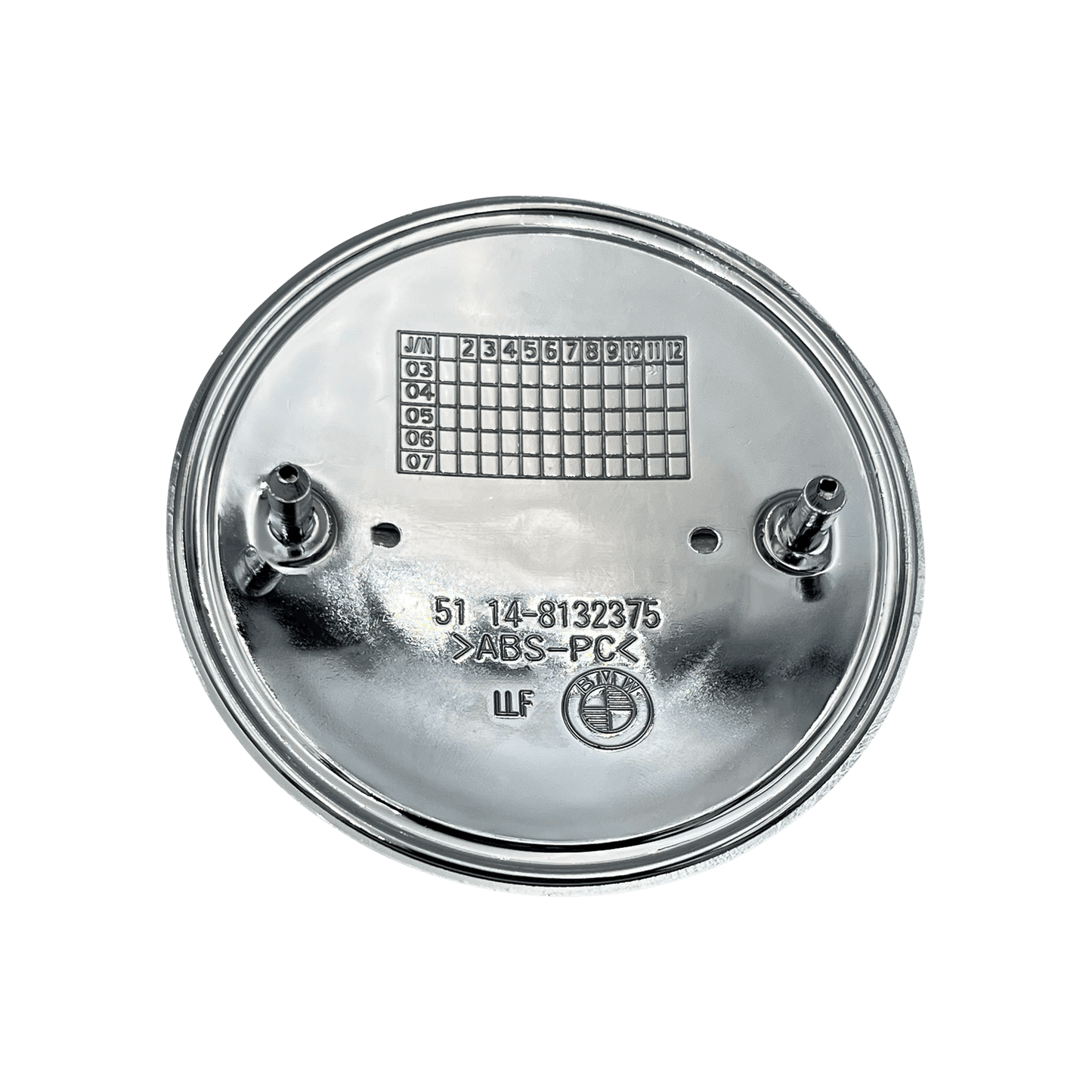 BMW Logo Carbon Fiber Sort & Hvid 82mm