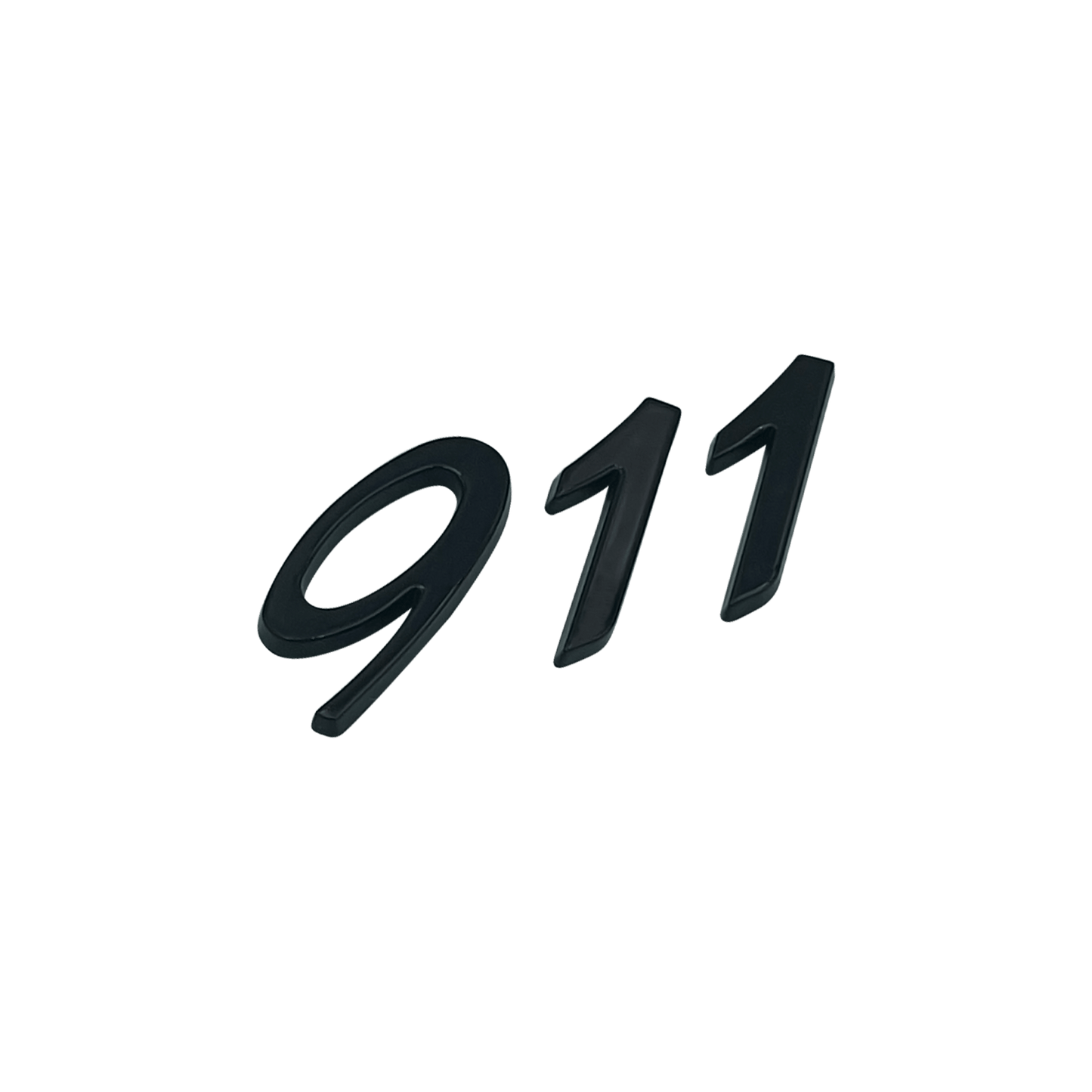 Porsche 911 Bag Emblem Blank Sort