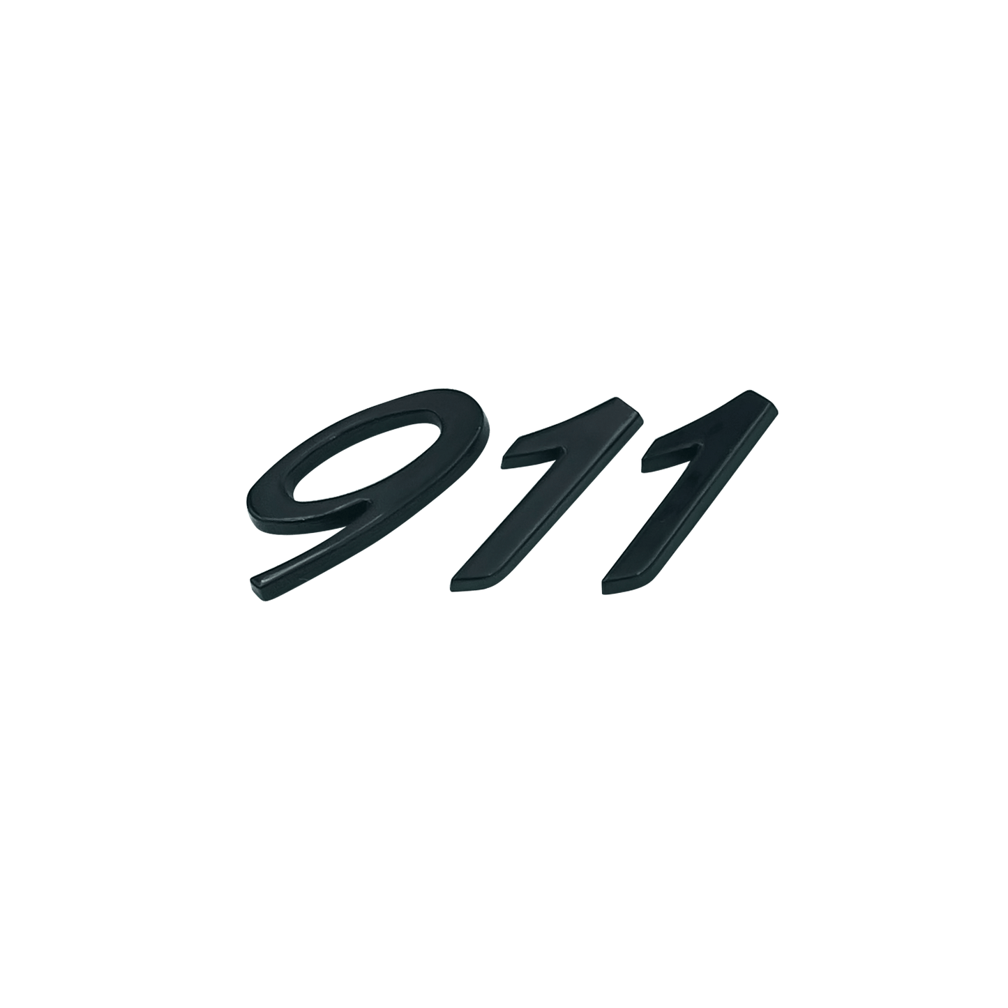 Porsche 911 Bag Emblem Blank Sort