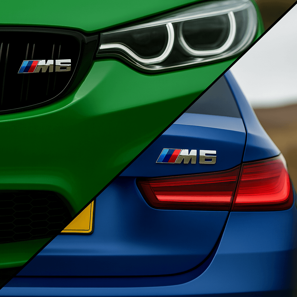 Chrome BMW M6 Emblem Stylingpakke