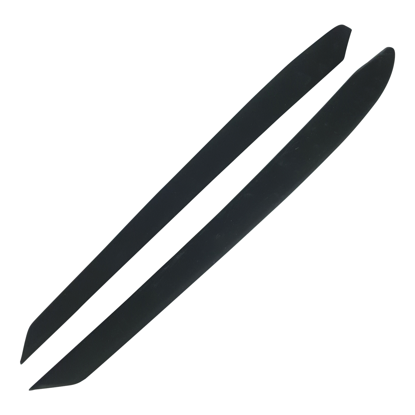 2 Stk. Tesla Indvendig Dør Cover Mat Sort - Model 3 / Y