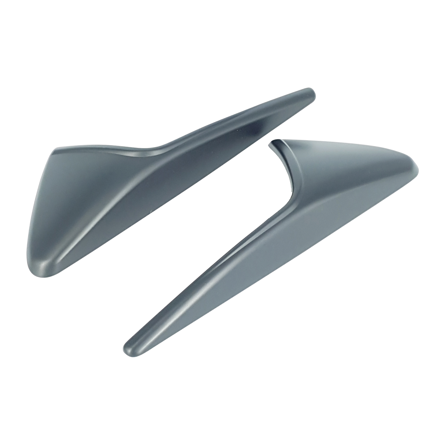 2 stk. Tesla sidekameradeksler matt svart - Model 3 / Y