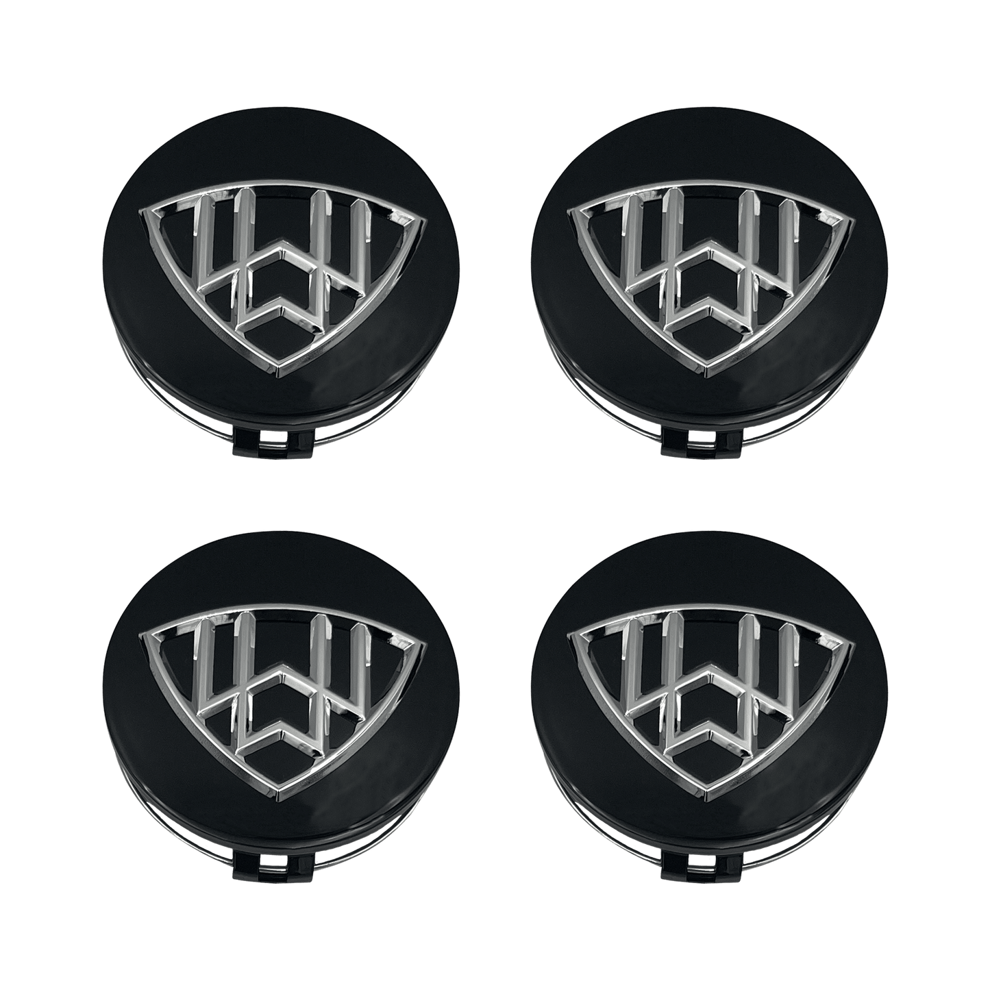 4 stk. Maybach Mercedes-Benz Centerkapsler 75mm
