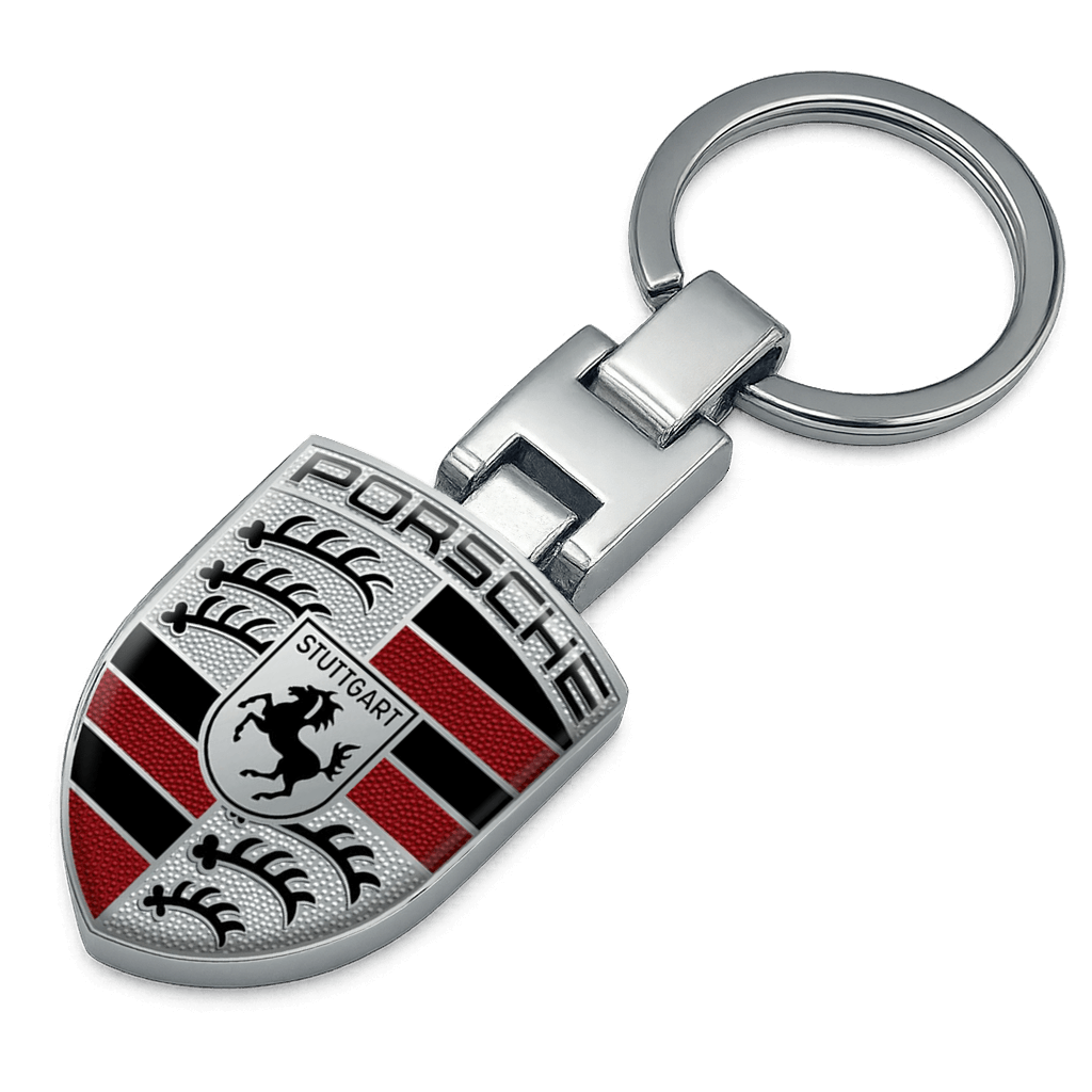 Porsche Nøglering Sølv