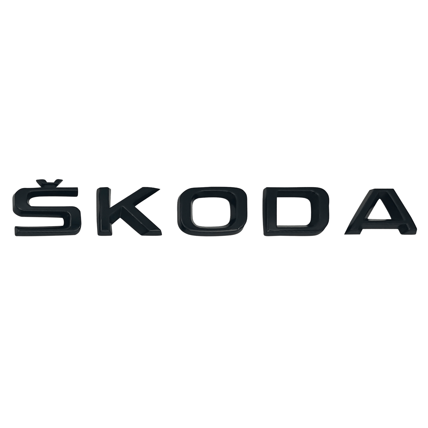 "Skoda" tekst bak emblem Svart 573x37mm