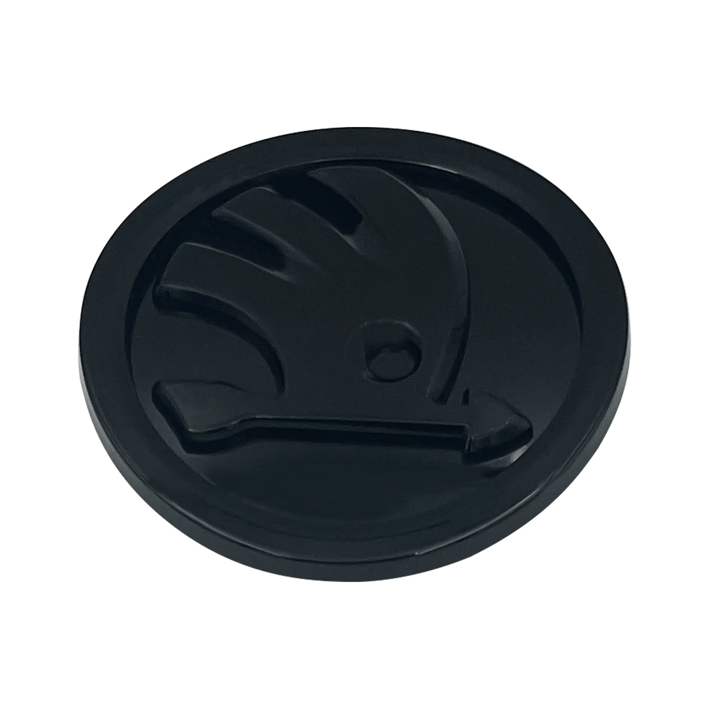 Skoda baklogo blank svart 80mm