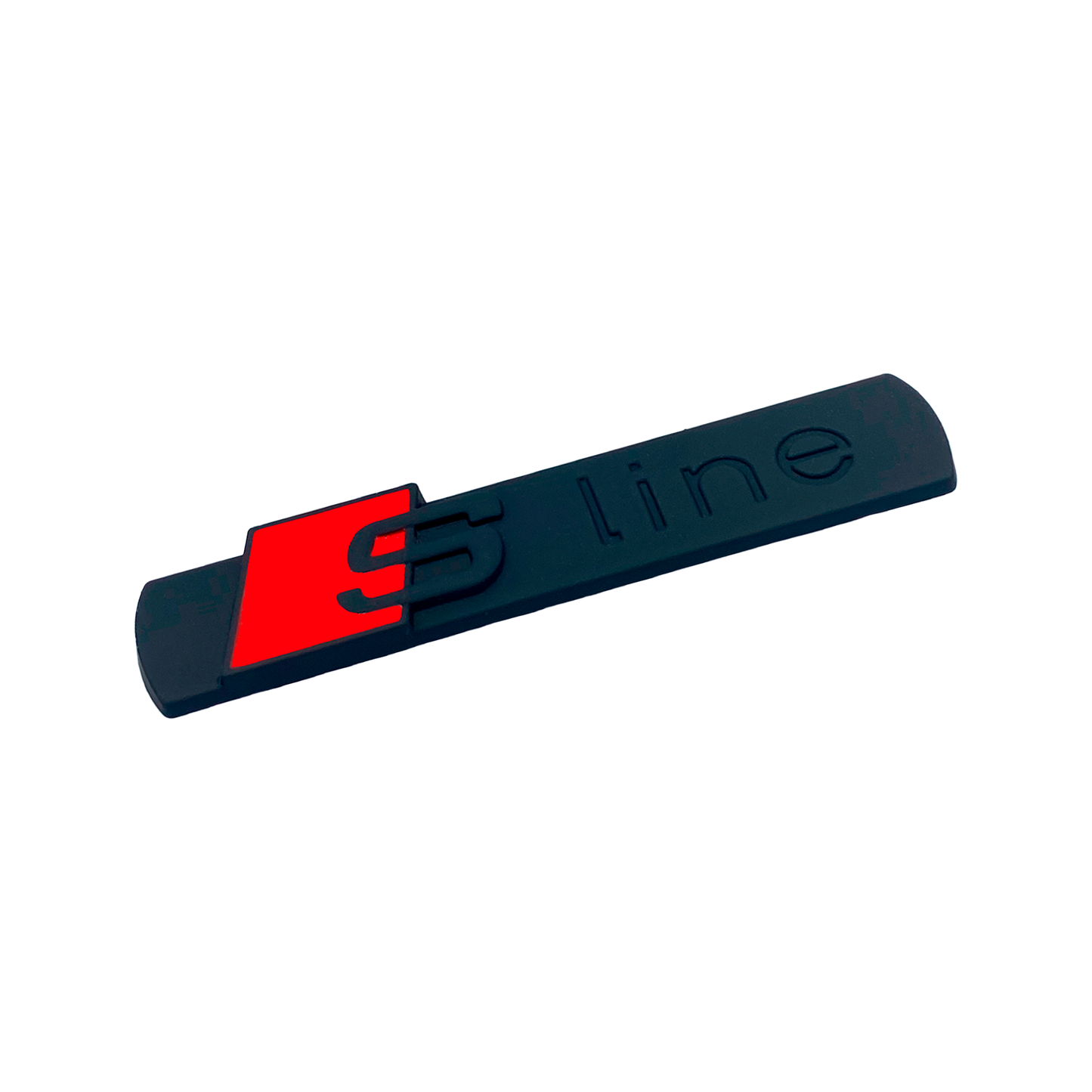 2 stk. Audi S-line Emblem Sort