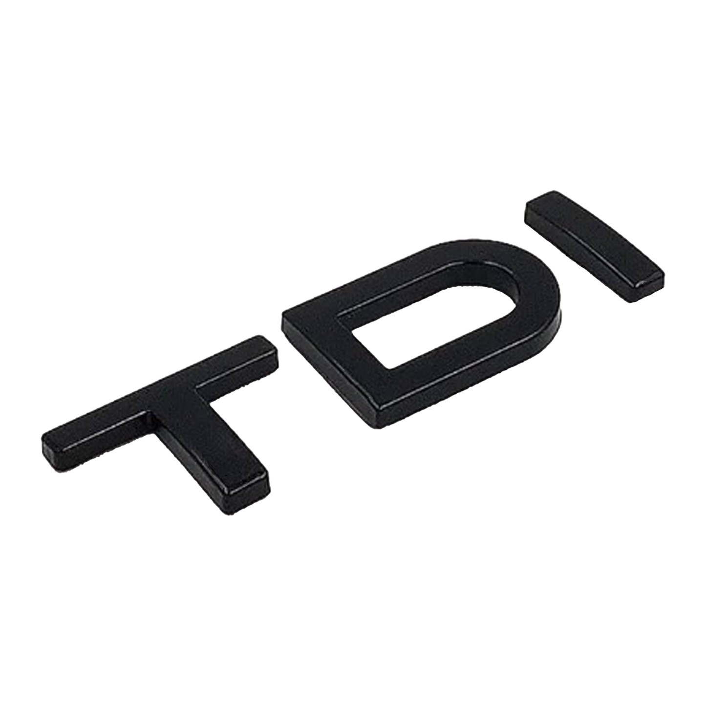Sort Audi TDI Bag Emblem