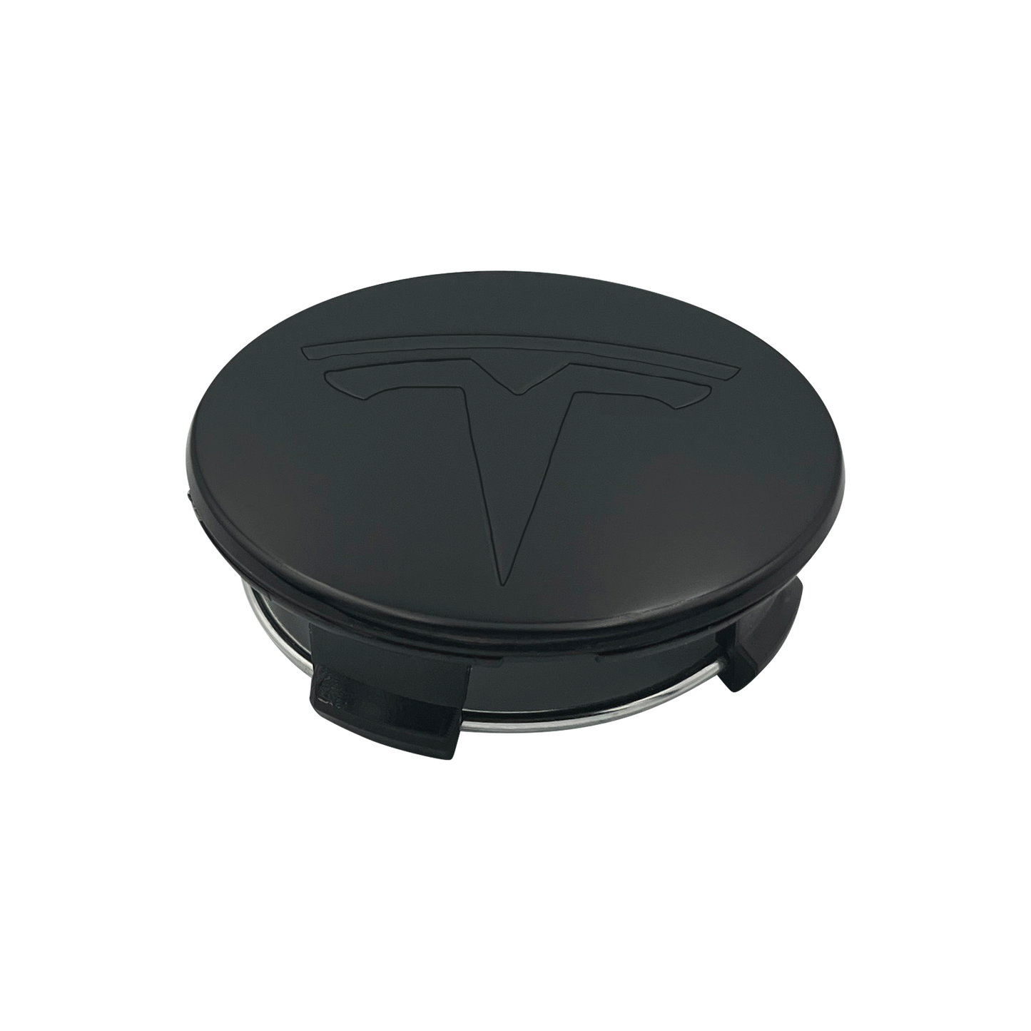 4 stk. All Black Tesla Centerkapsler 57mm