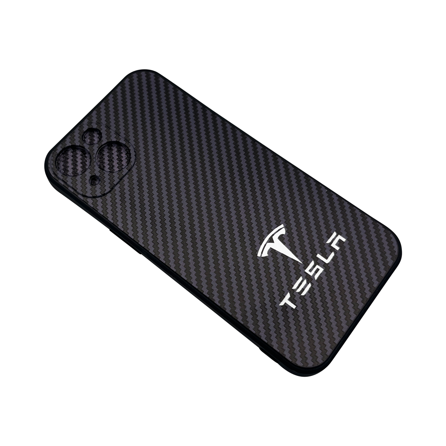 Tesla iPhone Carbon Fiber Cover