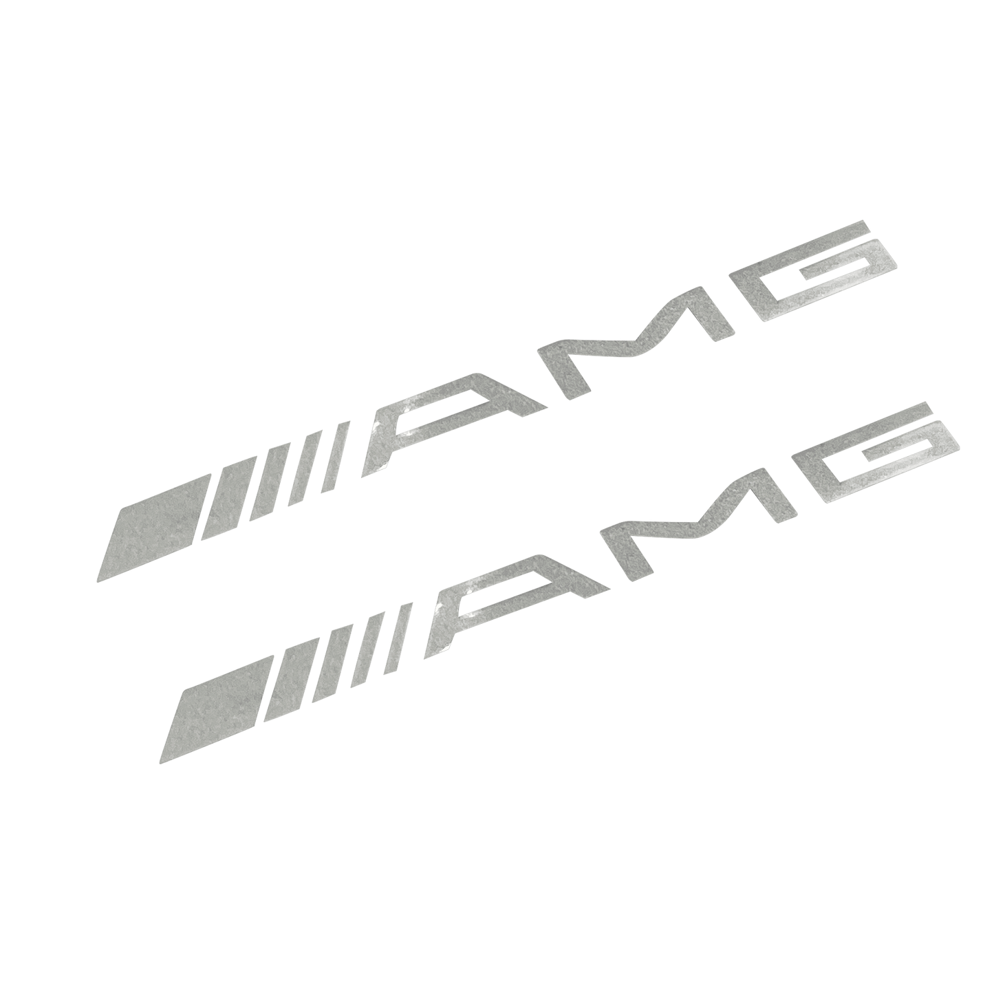 2 stk. Mercedes AMG Bremsecaliper-klistremerker Hvit