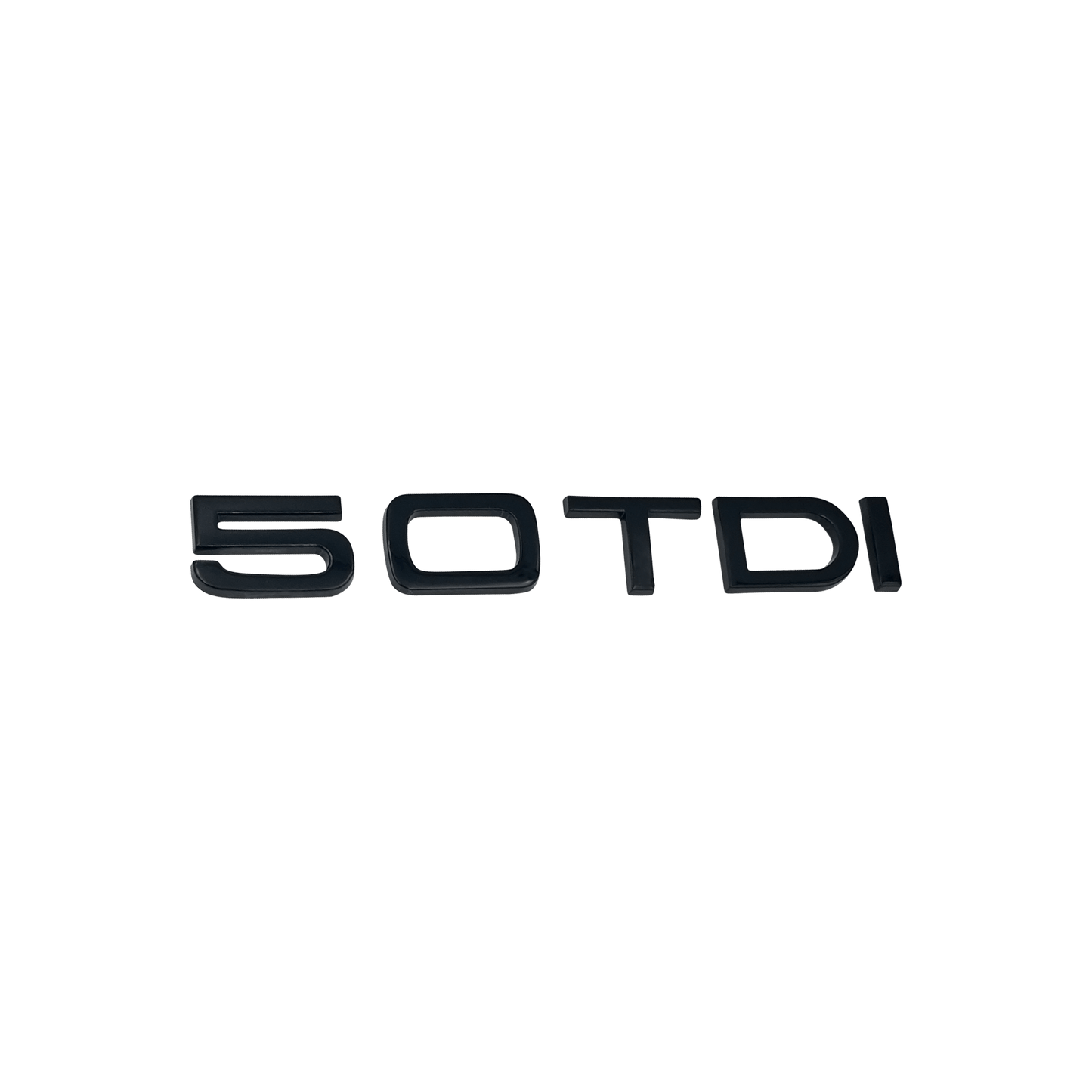 Audi 50 TDI bag emblem blank sort