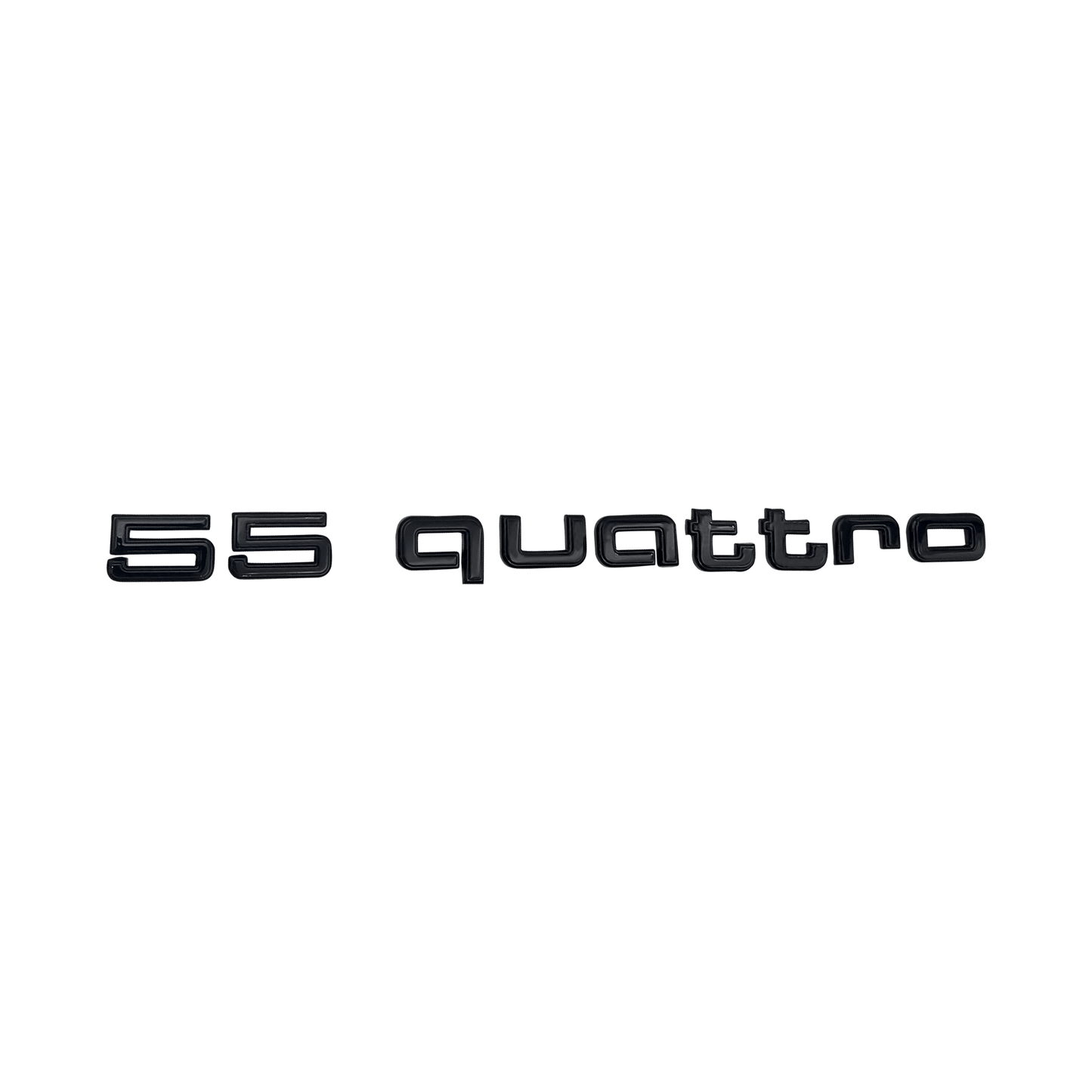 Audi 55 quattro emblem i blank Sort