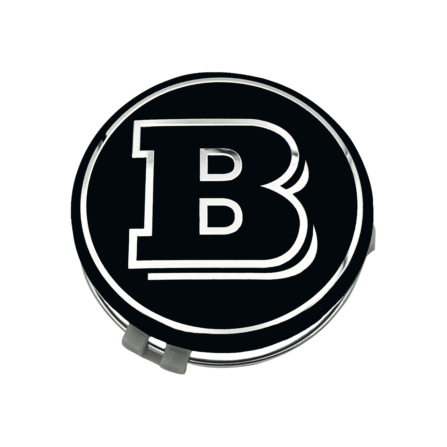 4 stk. Brabus Centerkapsler i Sort 75mm