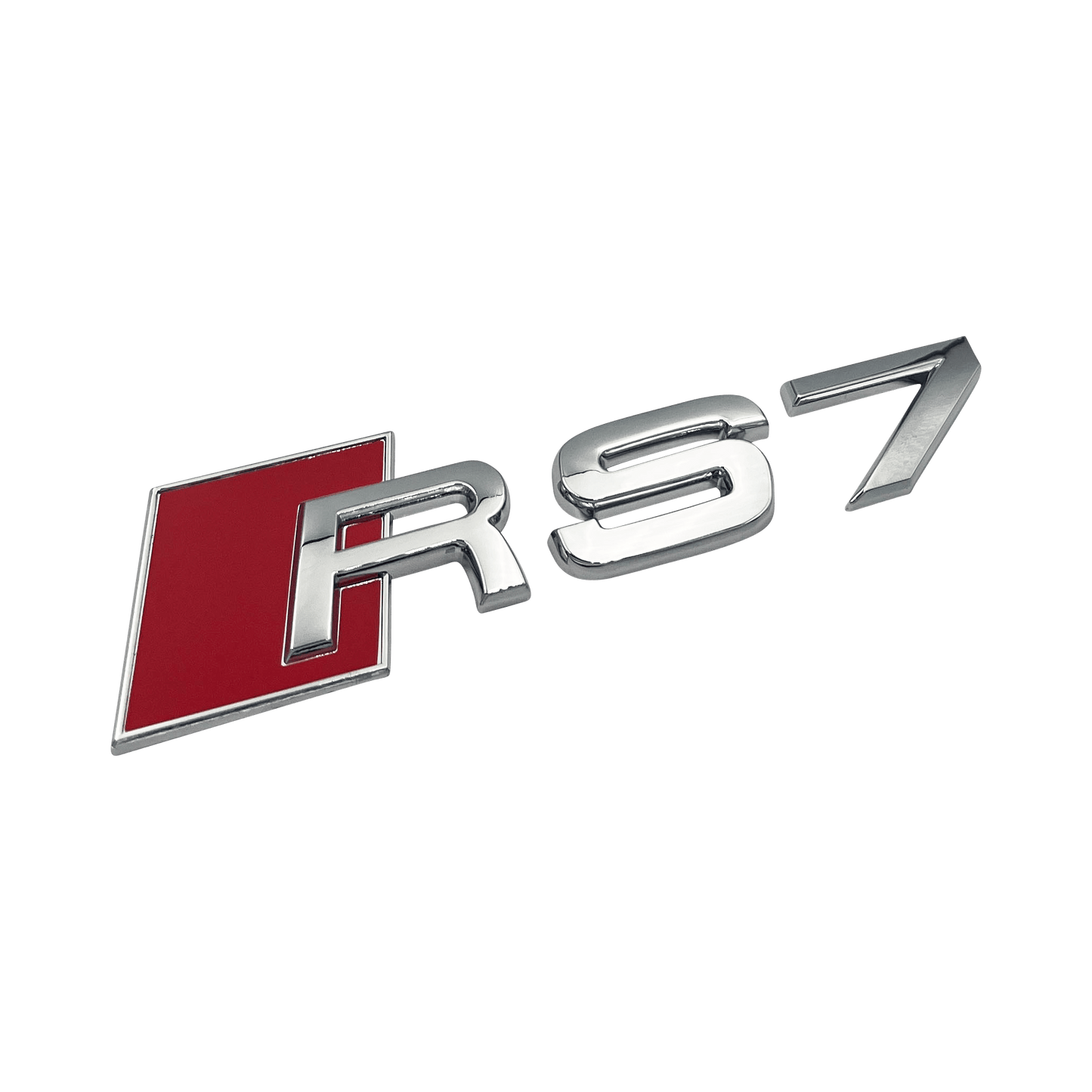 Krom Audi RS7 bakre emblem