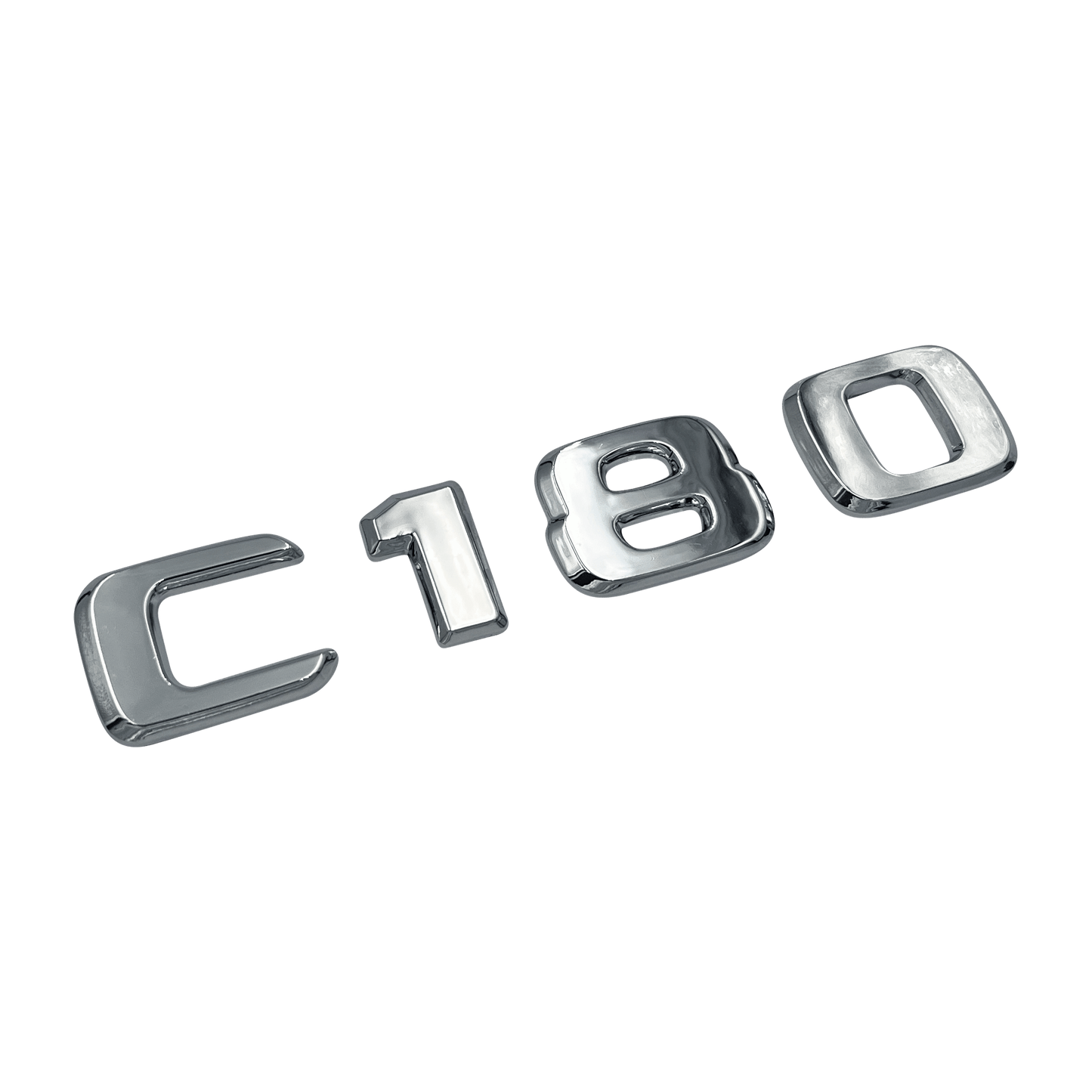 Chrome Mercedes C180 Emblem