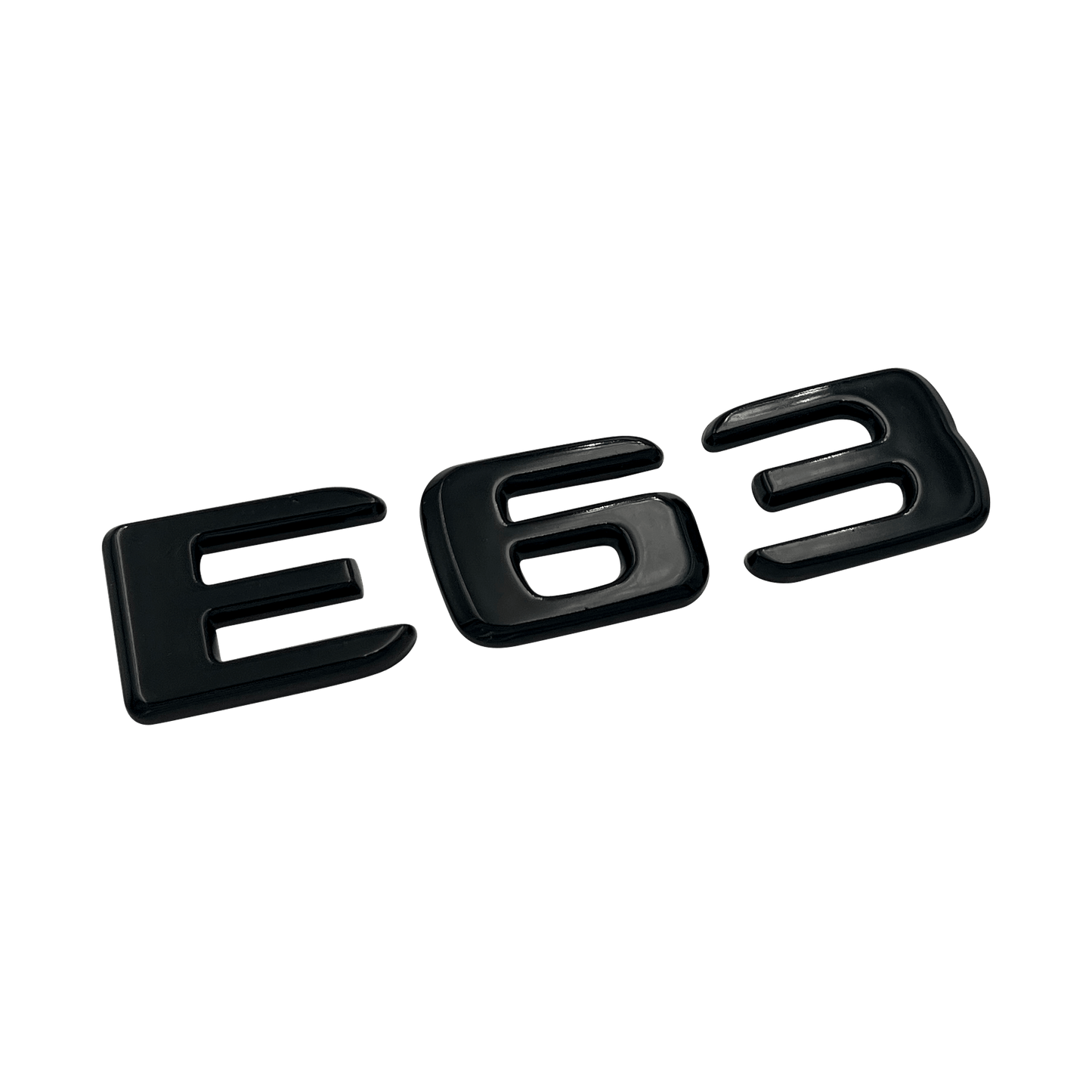 Sort Mercedes E63 Emblem