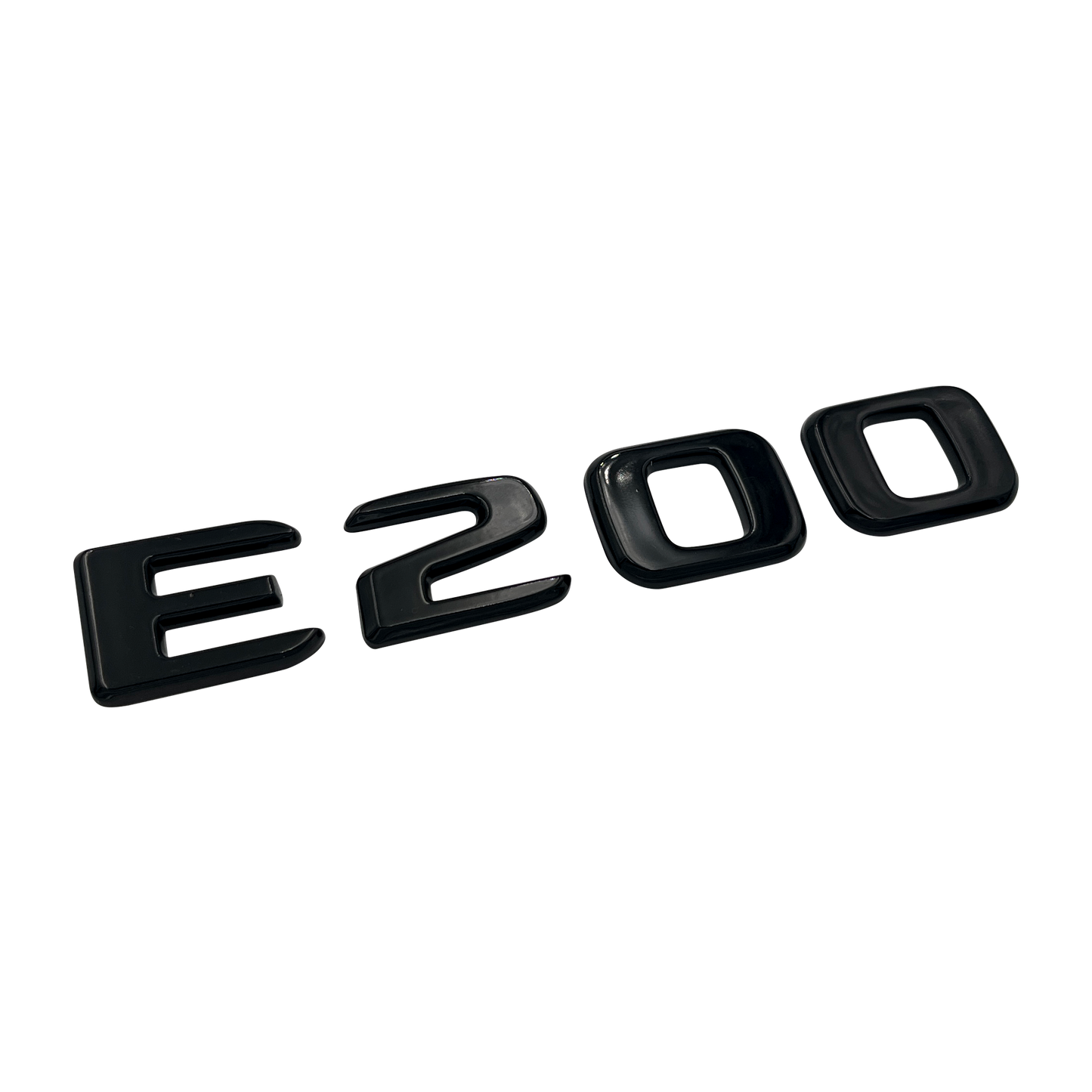 Sort Mercedes E200 Emblem