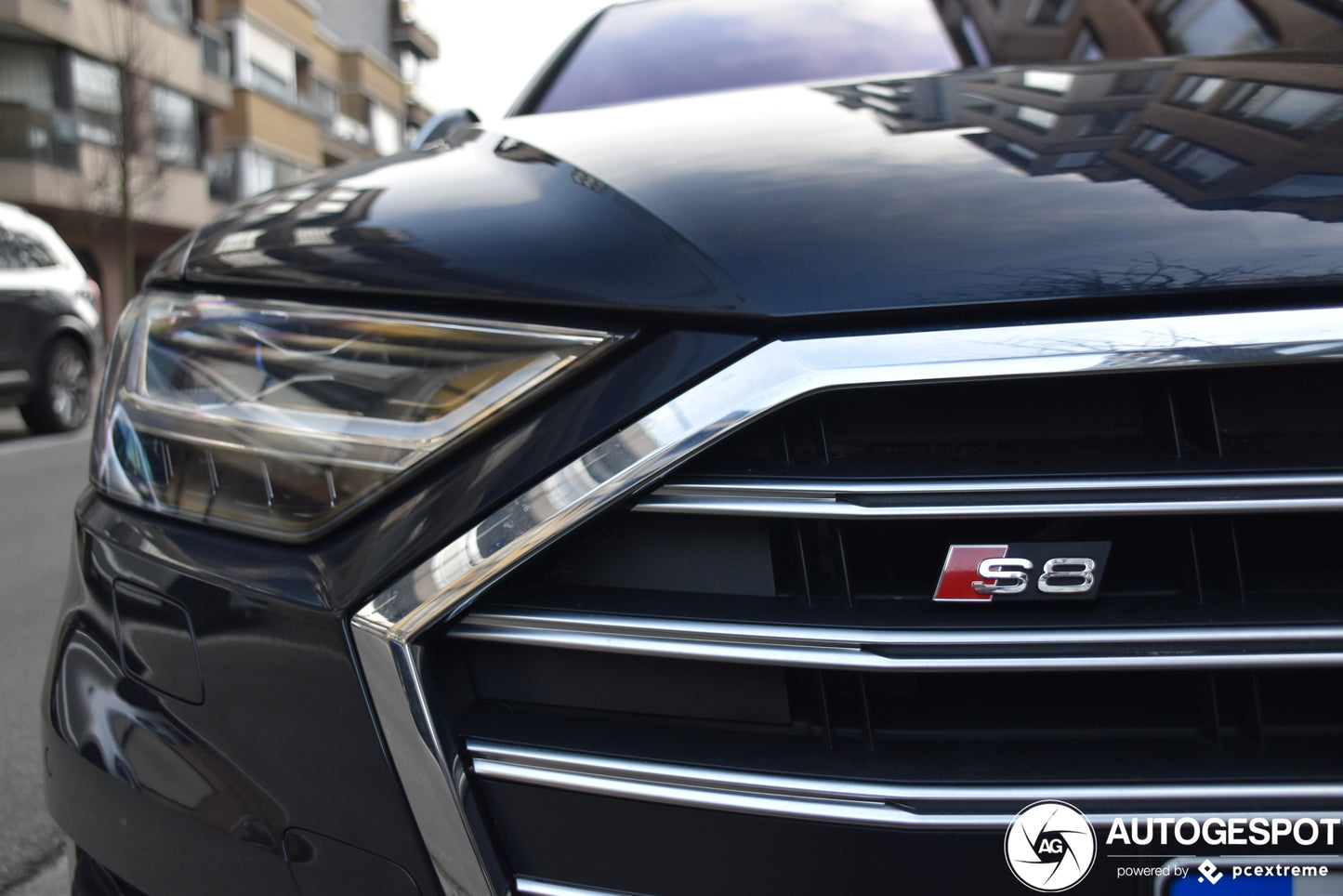 Chrome Audi S8 Front Emblem