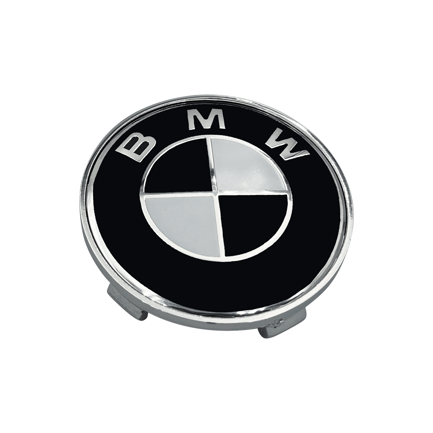4 stk. Svart og hvit BMW senterhetter