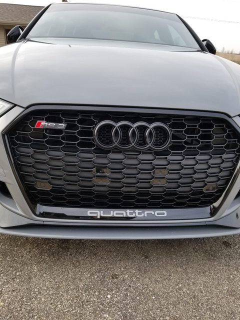 Chrome Audi RS3 Front Emblem
