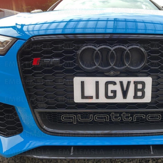 Sort Audi RS6 Front Emblem