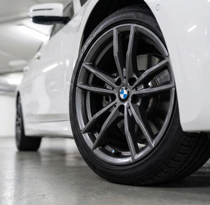 4 stk. BMW logo ventilhetter 