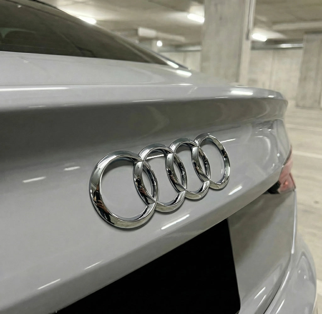 Audi Bag Logo Chrome 195 x 68 mm (buet) 