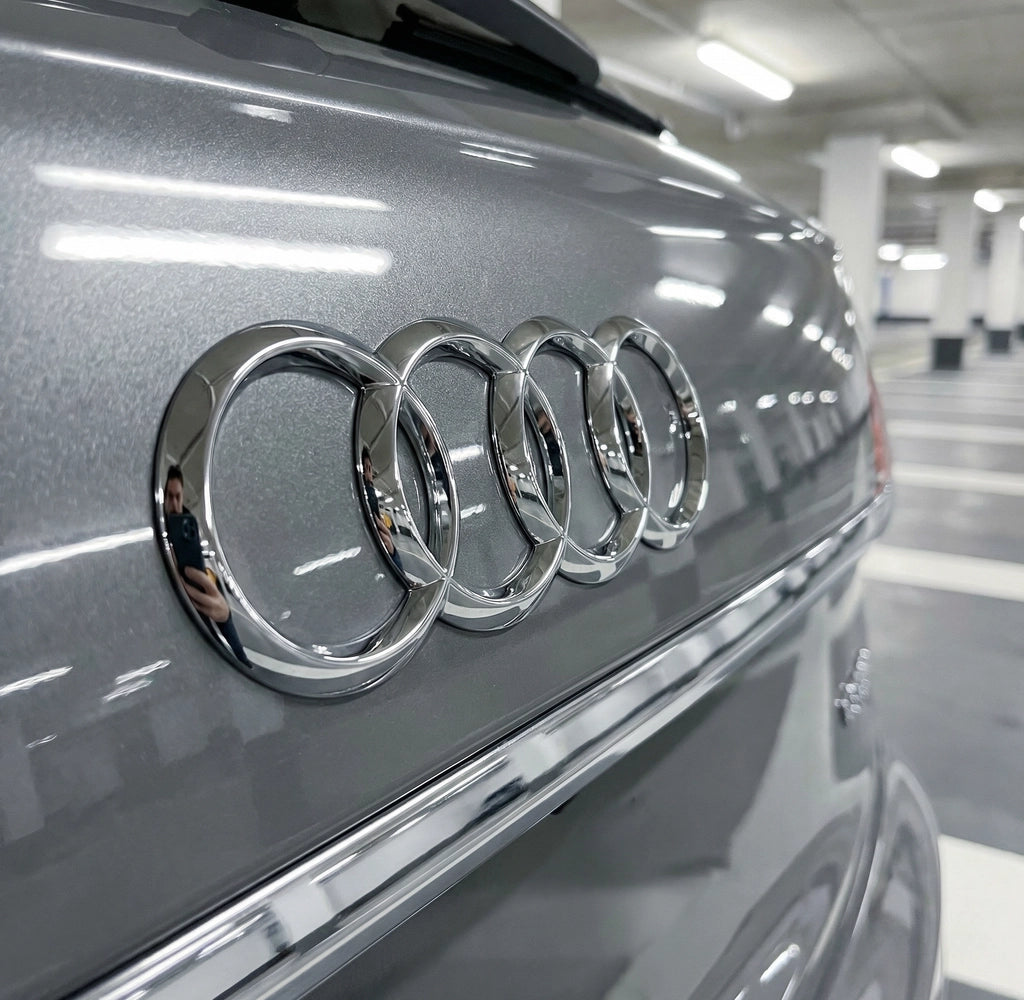 Audi Bag Logo Chrome 216 x 76mm