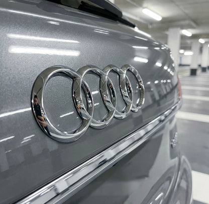 Audi Bag Logo Chrome 216 x 76mm