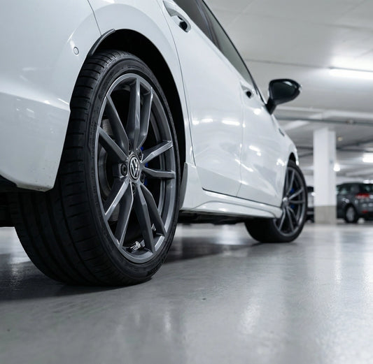 4 stk. VW Logo Ventilhætter Chrome Aluminium