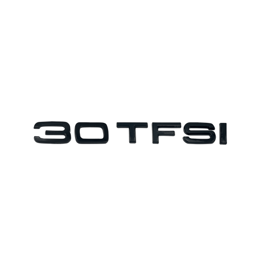 Audi 30 TFSI bag emblem blank sort
