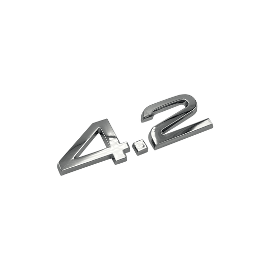 Audi "4.2" Chrome Bag Emblem