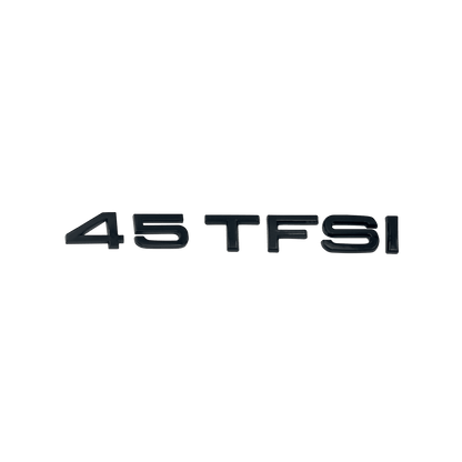 Audi 45 TFSI bag emblem blank sort