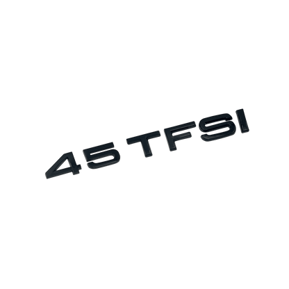 Audi 45 TFSI bag emblem blank sort