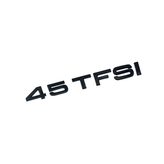 Audi 45 TFSI bag emblem blank sort