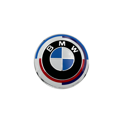 BMW Baklogo Svart &amp; Hvit 70mm 