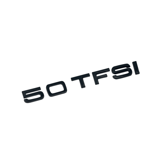 Audi 50 TFSI bag emblem blank sort