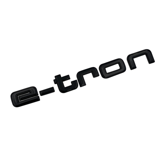 1 stk. Sort Audi E-tron Emblem