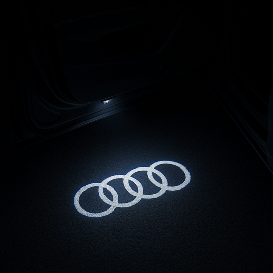 2 stk. Audi Logo Entry lys