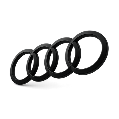 Audi Bag Logo Mat Sort Finish 193 x 67mm