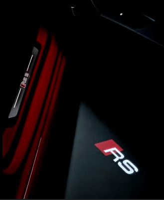 2 Stk. Audi RS Logo Indstigningslys