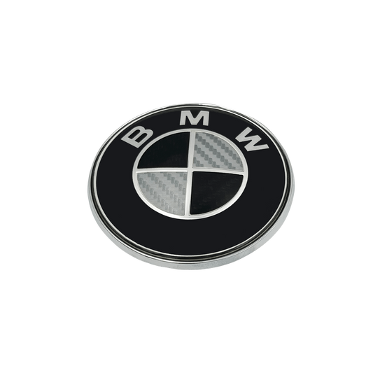 BMW Rat Logo Carbon Fiber Finish 45mm