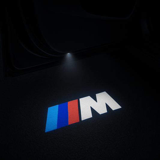2 stk. BMW M-Sport Logo Indstigningslys